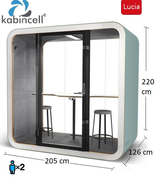 Meeting Görüşme Kabini 2 Kişilik (L Pod)